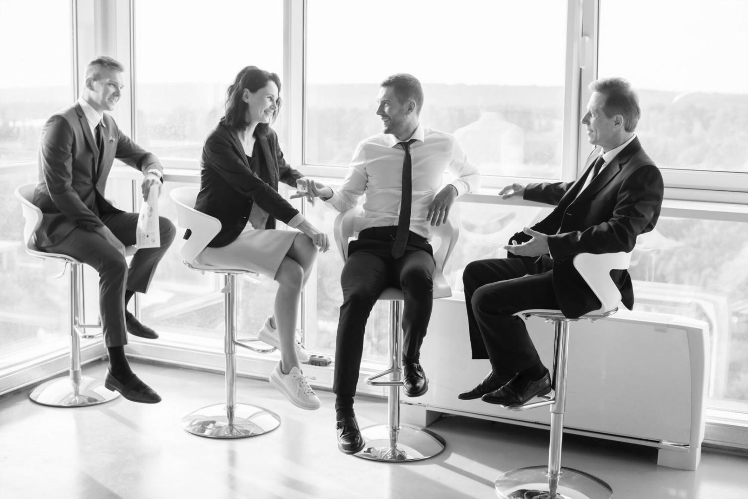 Professional analyzing market trends and financial reports